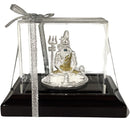 999 Pure Silver Lord Shiv idol - 2.0-inch Tall Statue / Murti(Figurine