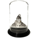 999 Pure Silver Lord Shiva Idol - 1.5-inch Tall Statue / Murti (Figurine