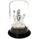 999 Pure Silver Lord Shiva Idol - 2.0-inch Tall Statue / Murti (Figurine
